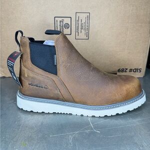 Wolverine Men's Tan Leather Slip-On Boots